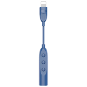 Adapter Baseus B45 Liper Lightning/ 3.5 mm Blue 