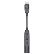 Adapter Baseus B45 Liper 3.5 mm/ Lightning Black 