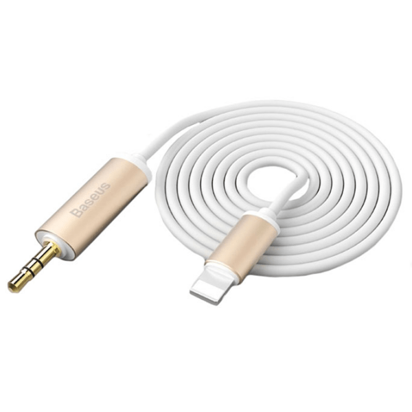 Аудио кабель Baseus B37 Lightning/ 3.5 mm Золотой  photo 3