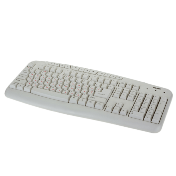 Tastatură Sven Comfort 3050 White Home and Office, Cu fir photo 2