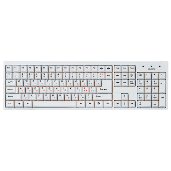 Клавиатура Sven Standard 303 Белый Для дома и офиса, Проводная photo 1