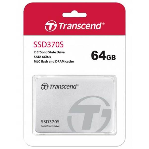 SSD Transcend SSD370S 2.5'' 64 ГБ Скорость чтения: 520 MБ/ с,
Скорость записи: 100 МБ/ с photo 4