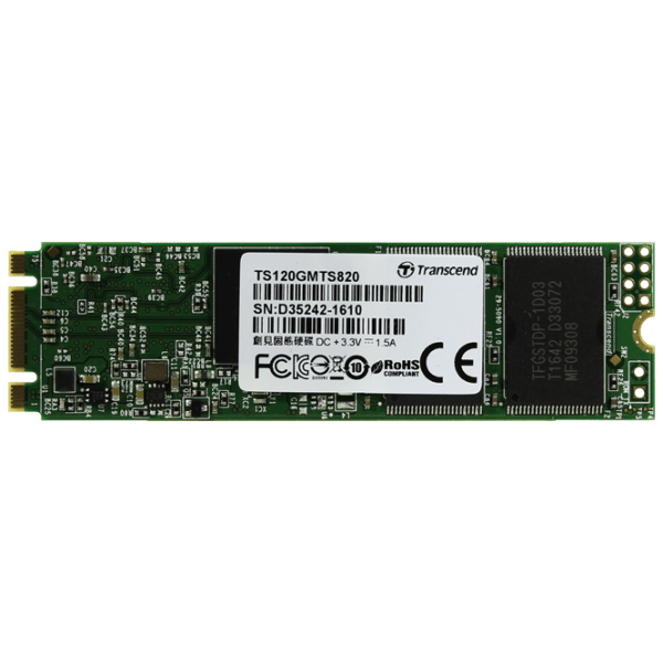 SSD Transcend TS120GMTS820S M.2 120 GB Viteza de citire: 560 MB/ s,
Viteza de inscriere: 510 MB/ s photo 1