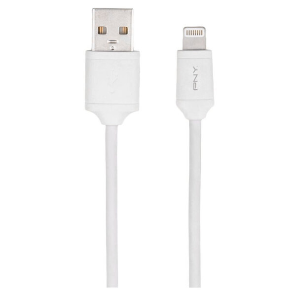 Кабель USB (8-pin) PNY (1.8m), Белый  photo 1