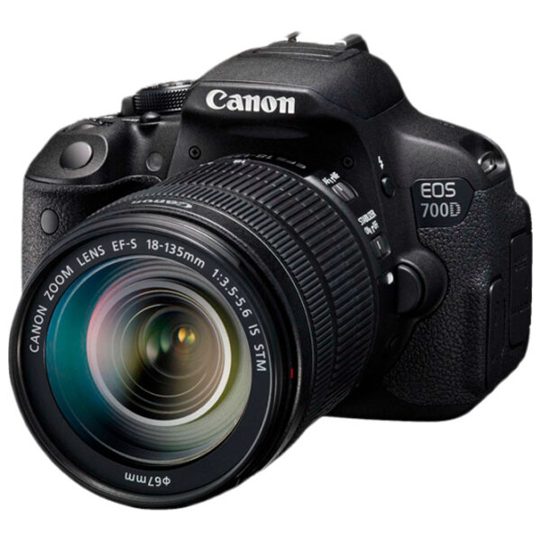 Cameră foto Canon EOS 700D + EF-S18-55 IS STM Kit Black CMOS, 18 MP, f/ 3.5 - f/ 5.6 photo 2