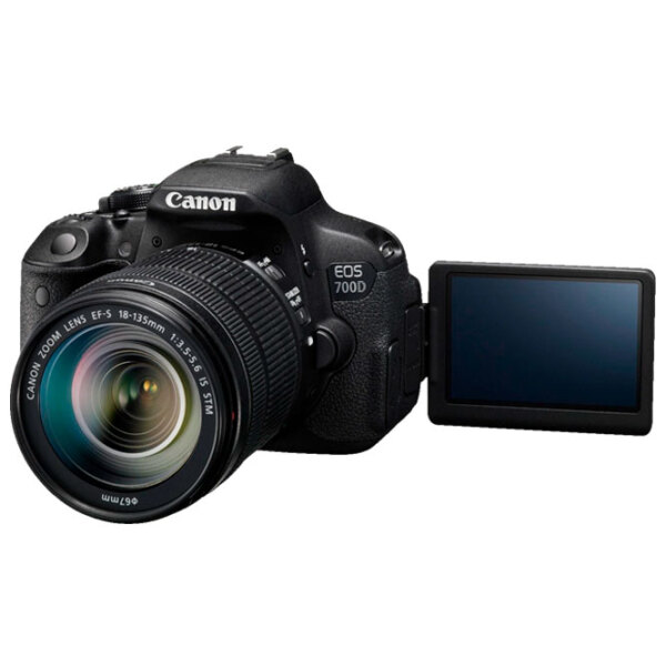Cameră foto Canon EOS 700D + EF-S18-55 IS STM Kit Black CMOS, 18 MP, f/ 3.5 - f/ 5.6 photo 3