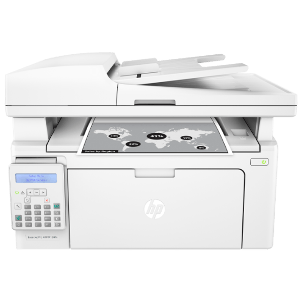 Dispozitiv multifuncțional HP LaserJet Pro M130fn White Laser, Alb-negru, photo 1