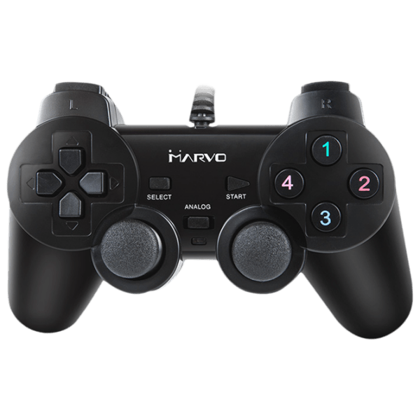 Gamepad Marvo GT006 Black Cu fir / 15 buttons photo 1