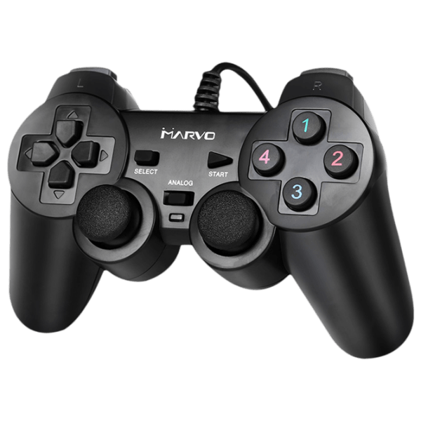 Gamepad Marvo GT006 Black Cu fir / 15 buttons photo 2