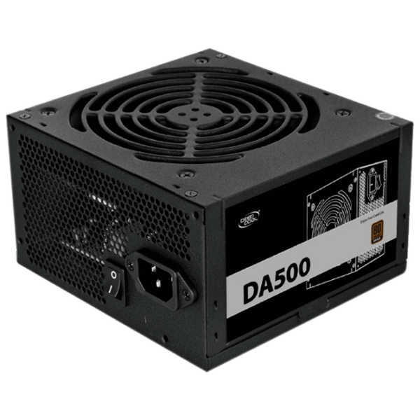 Блок питания ATX 12V 2.3 Deepcool DA500 500 Вт Черный  photo 1