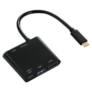 Adapter USB-C Multiport 4 in 1 Hama (135729), Black 