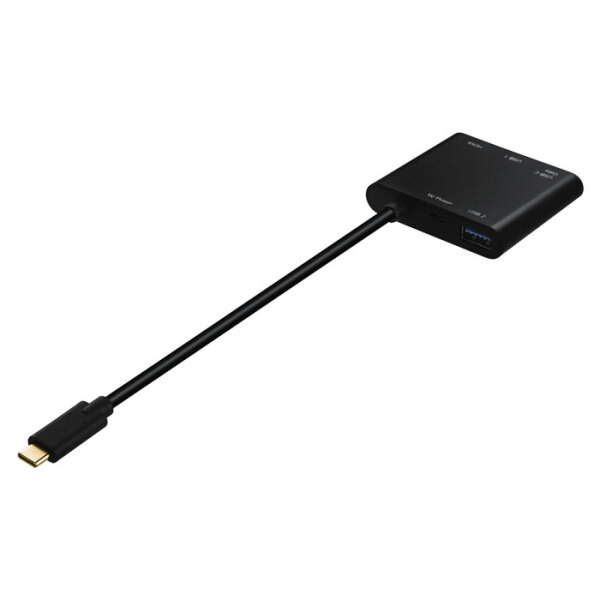 Adapter USB-C Multiport 4 in 1 Hama (135729), Black  photo 3