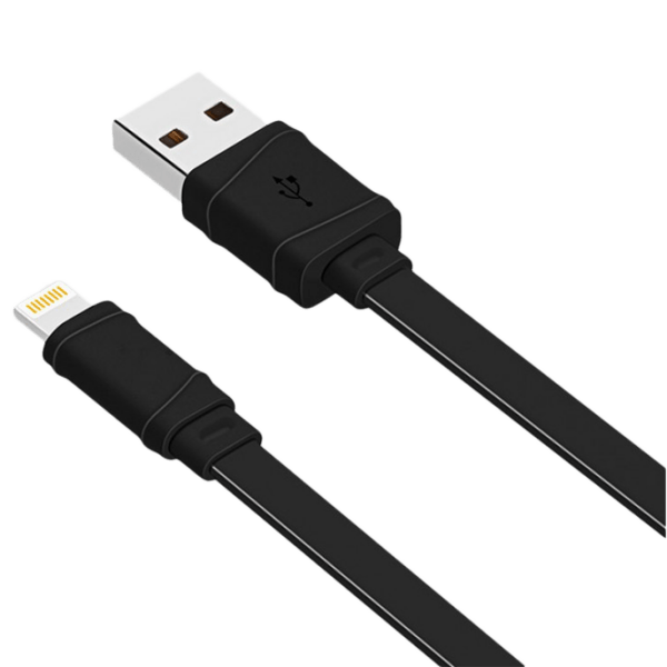 Cablu pentru telefon Screen Geeks 20484 USB Type-A/ Lightning Black  photo 1