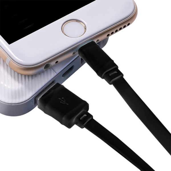 Cablu pentru telefon Screen Geeks 20484 USB Type-A/ Lightning Black  photo 4