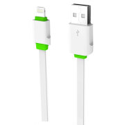 Кабель USB (8-pin) LDNIO (2m) LS01, White Green 