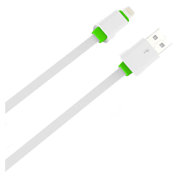 Кабель USB (8-pin) LDNIO (2m) LS01, White Green  photo 2