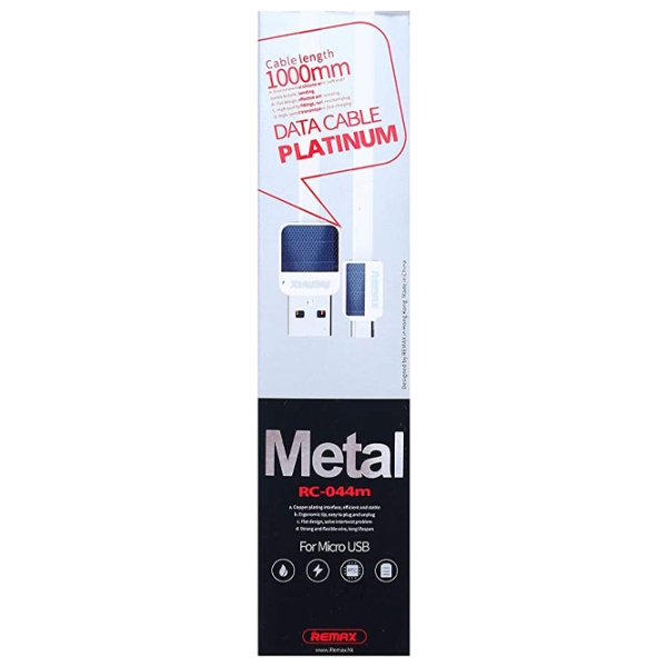 Cablu pentru telefon Remax RC-044m USB Type-A/ microUSB White  photo 3