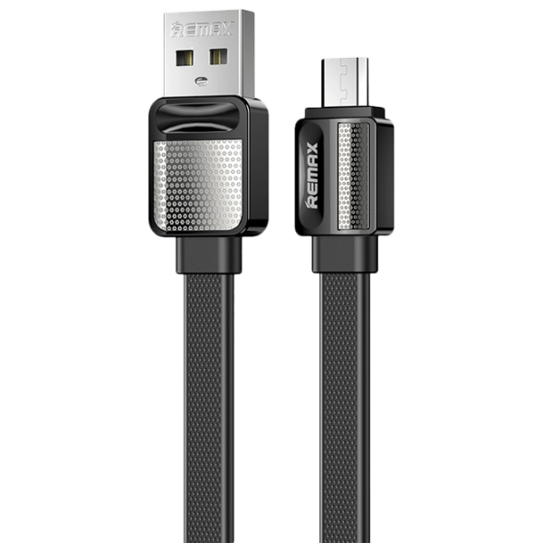 Cablu pentru telefon Remax RC-044m USB Type-A/ microUSB Black  photo 1