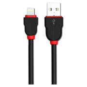 Кабель USB (8-pin) LDNIO (2m) LS02, Чёрный Красный 