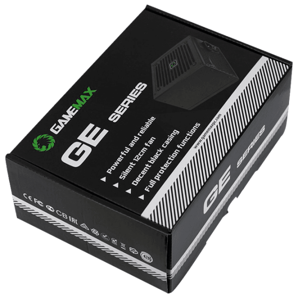 Блок питания ATX 12V 2.3 Gamemax GE-500 500 Вт Черный  photo 6