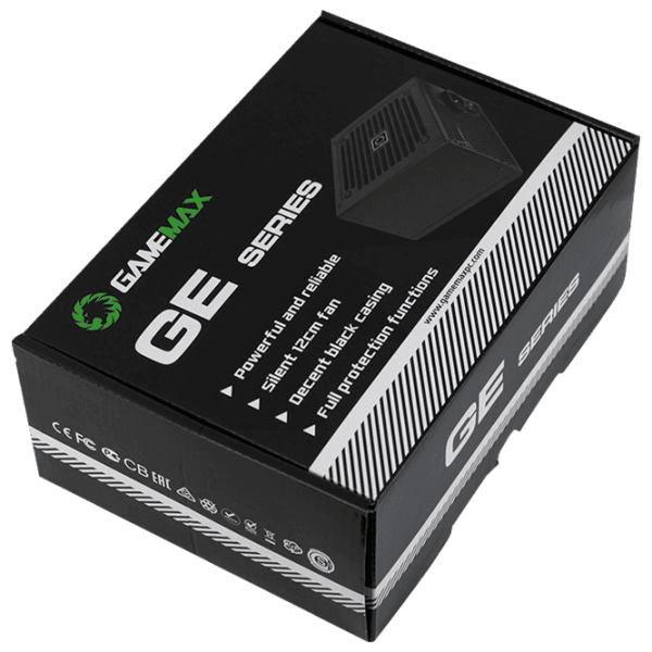 Блок питания ATX 12V 2.3 Gamemax GE-600 600 Вт Черный  photo 6