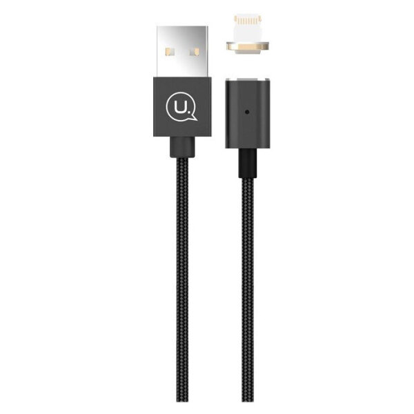 Кабель Магнитный (8-pin) Usams IPLD3 U-Link, Черный  photo 1
