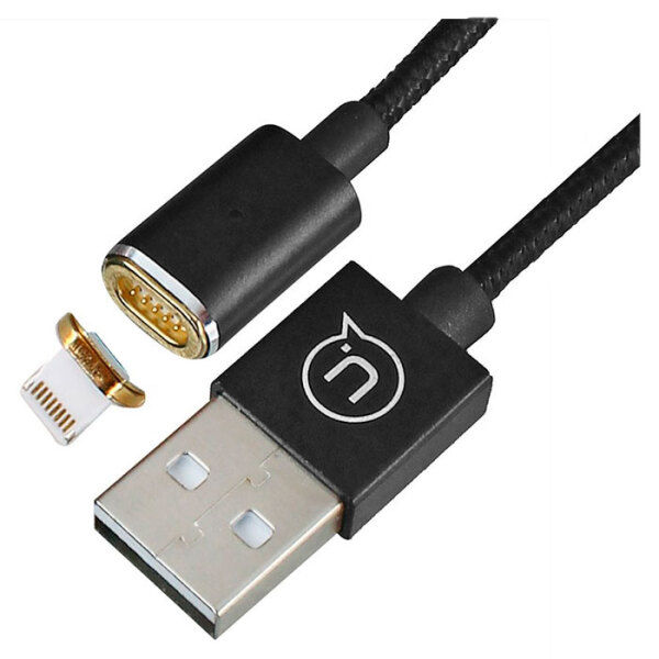 Кабель Магнитный (8-pin) Usams IPLD3 U-Link, Черный  photo 2