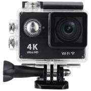 4K Ultra HD DV 12MP 1080p 60fps Sports Action Camera, Black 