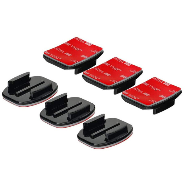 Крепление GoPro Curved + Flat Adhesive Mounts Черный  photo 3