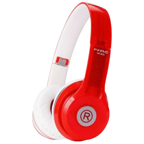 Căști Marvo HP-909 Red Cu fir / Personal / On the ear photo 1