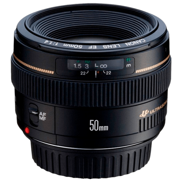Prime Lens Canon EF 50mm, f/1.4 USM black  photo 1