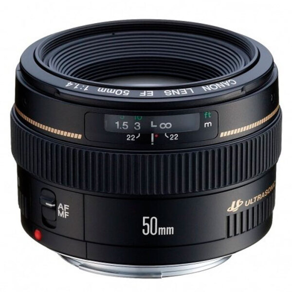 Prime Lens Canon EF 50mm, f/1.4 USM black  photo 2