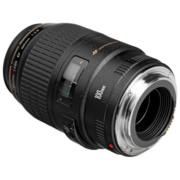Объектив Canon EF 100mm f/ 2.8 USM Macro, Черный  photo 3