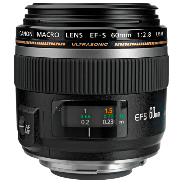 Объектив Canon EF-S 60mm f/ 2.8 USM Macro, Черный  photo 1