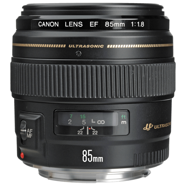 Prime Lens Canon EF 85mm, f/1.8 USM Black  photo 1