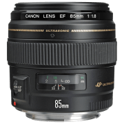 Prime Lens Canon EF 85mm, f/1.8 USM Black 