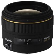Prime Lens Sigma AF 30mm f/1.4 EX DC HSM F/Nik black 