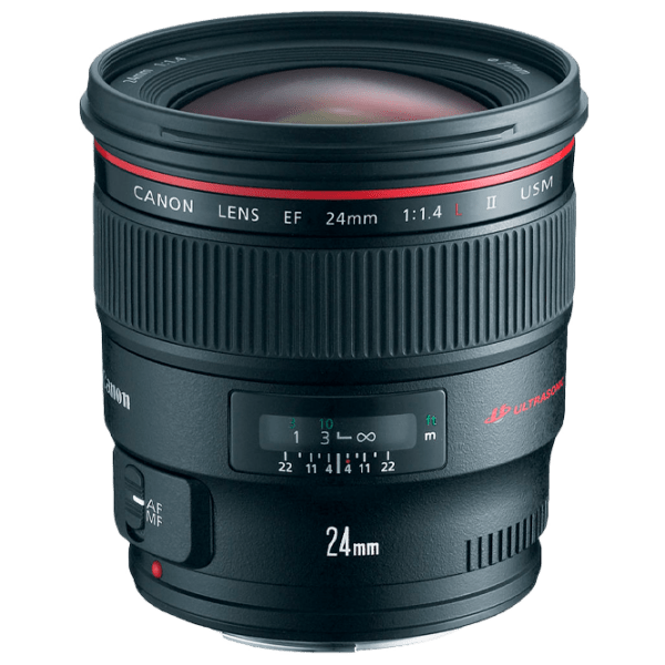 Prime Lens Canon EF  24mm f/1.4L II USM black  photo 1