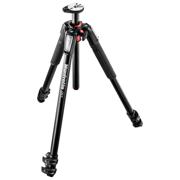 Trepied Manfrotto 055 ALU 3-S KIT 3W HEAD Black Pe podea photo 2