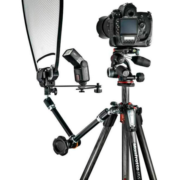 Trepied Manfrotto 055 ALU 3-S KIT 3W HEAD Black Pe podea photo 8