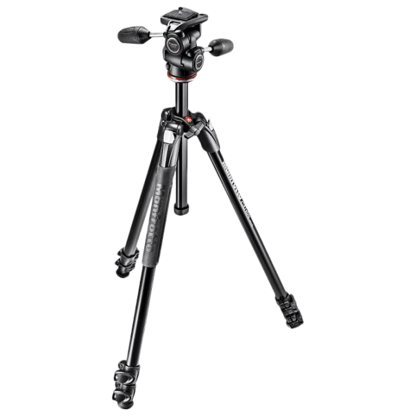 Trepied Manfrotto 290 XTRA KIT 3 Black Pe podea photo 1