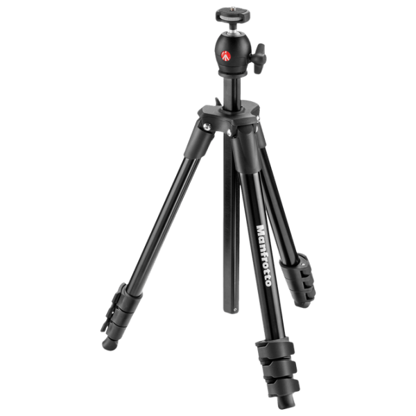 Trepied Manfrotto Compact Light Black Pe podea photo 1
