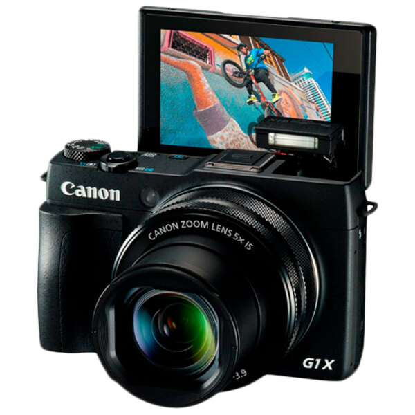 Cameră foto Canon PS G1 X Mark II + Black CMOS, 12.8 MP, f/ 2 - f/ 3.9 photo 2