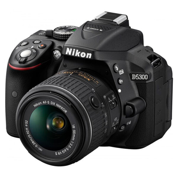 Nikon D5300 kit AFP 18-55VR, Black  photo 2