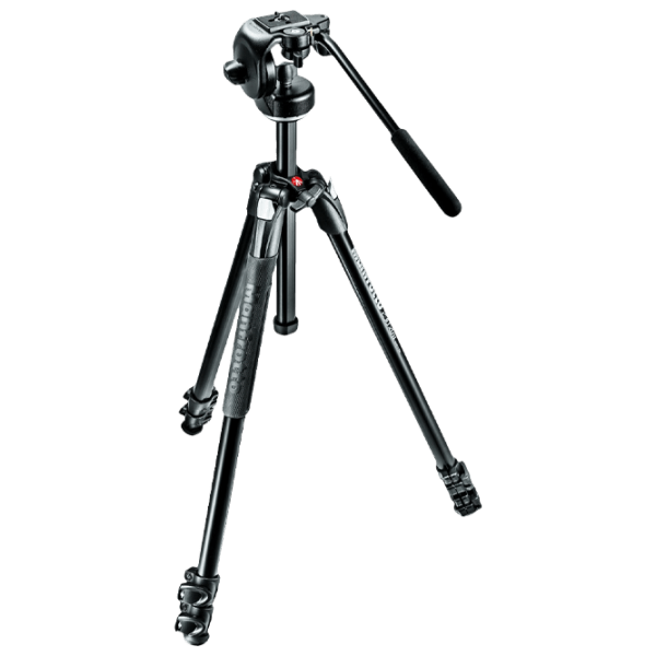 Trepied Manfrotto 290 XTRA Kit 2 Black Pe podea photo 1