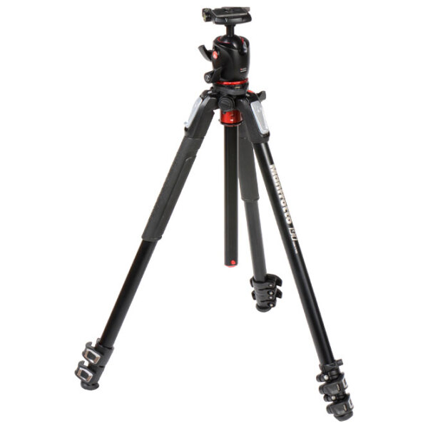 Trepied Manfrotto 190 ALU 3 SEC KIT BALL HEAD Black Pe podea photo 3