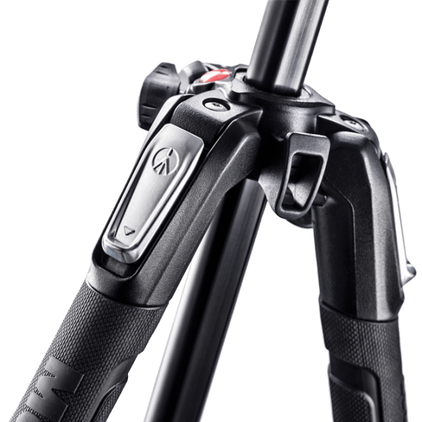 Trepied Manfrotto 190X ALU 3 KIT FLUID HEAD Black Pe podea photo 3