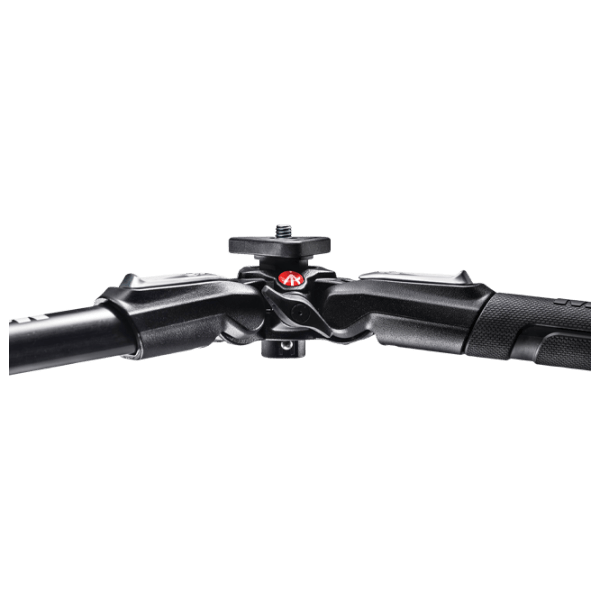Trepied Manfrotto 190X ALU 3 KIT FLUID HEAD Black Pe podea photo 4