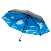 Зонтик Blue sky white clouds Hoco, Черный 