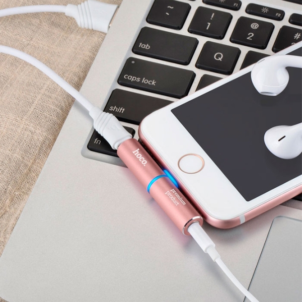 Adapter Hoco LS4 Pink  photo 2
